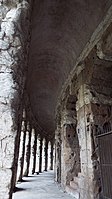 Along the arcades