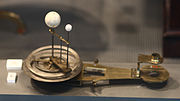 A tellurion made in 1766, used by John Winthrop to teach astronomy at Harvard