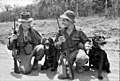 Two Australian soldiers wearing "giggle hats" in South Vietnam, 1967.