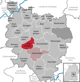 Engstingen - Localizazion