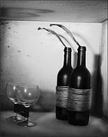 Gerhard Vormwald: Bottles and glasses, 1995