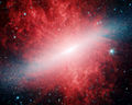 Messier 82, Telescópio Espacial Spitzer