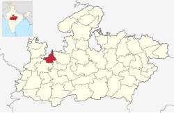 Location of Agar-Malwa district in Madhya Pradesh