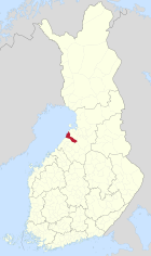 Lage von Raahe in Finnland