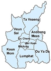 Ratanakiris distrikter