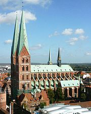 Iglesia de Santa María de Lübeck, modelo del estilo gótico báltico