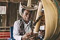 Image 57Sasando, a traditional stringed instrument from East Nusa Tenggara. It features a resonating body made from palm leaves and multiple strings that create a rich, harmonious sound. (from Culture of Indonesia)