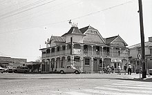 The Beenleigh Hotel in the town of Beenleigh, Queensland in 1975.