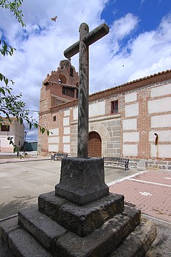 Skyline of Muñomer del Peco