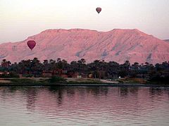 Varmluftsballong over Nilen