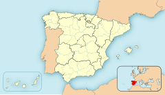 マヨルカ島の位置（スペイン内）