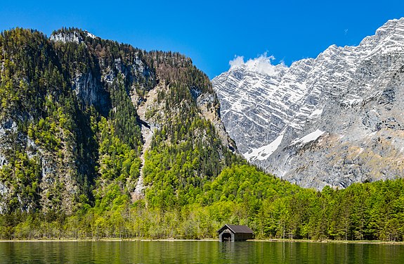 Cottage at Königssee, Bavaria, Germany.