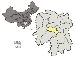 娄底市在湖南省的地理位置