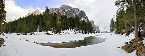 Punta nord de Pragser Wildsee