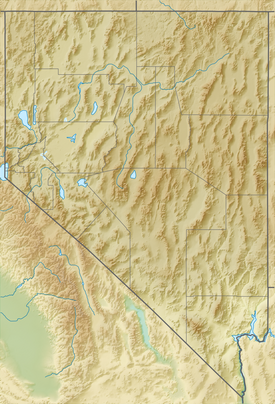 Lunar Crater ubicada en Nevada