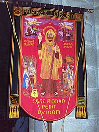 Standard of St. Ronan of Locronan.