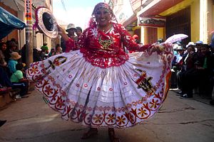 Waca Waca durante la Fiesta de la Candelaria