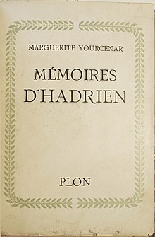 Yourcenar Hadrian 1stEdition Plon 1951.jpg