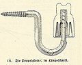 Schnittzeichnung eines Doppelglockenisolators