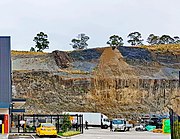 Dolerite intrusion laccolith in Sydney, Australia