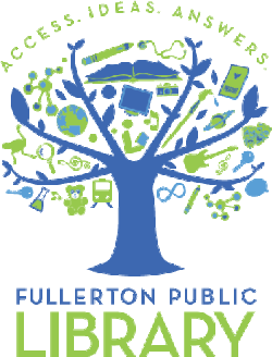 The Fullerton Public Library logo