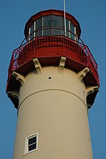 The top of the Cape May Lighthouse on July 4, 2005