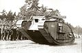Mark V "Wahtula" tank on the Auto-Tank Regiment summerdays