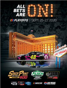 2020 South Point 400 program cover