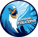 Logo of Adamson Soaring Falcons and Lady Falcons