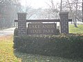 Entrance sign