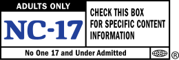 NC-17 rating symbol and block