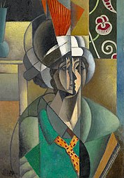 Jean Metzinger, 1913, La Femme à l'Éventail (Woman with a Fan)