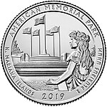 American Memorial Park quarter