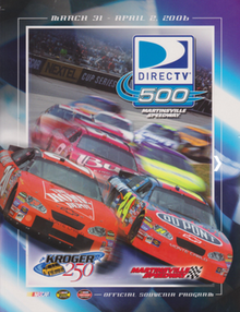 2006 DirecTV 500 program cover