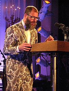 Kenneth Goldsmith reading at President Obama's A Celebration of American Poetry at the White House on May 11, 2011