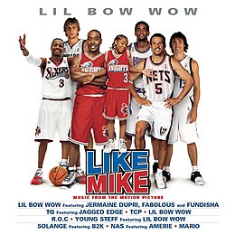 Soundtrack-albumin Like Mike kansikuva