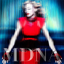 Studioalbumin MDNA kansikuva