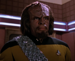 Worf Star Trek – uuden sukupolven neljännellä tuotantokaudella.