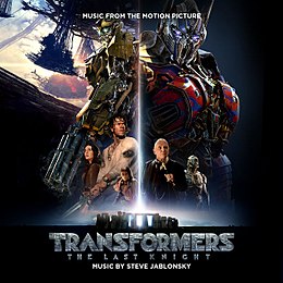 Soundtrack-albumin Transformers: The Last Knight – Music from the Motion Picture kansikuva