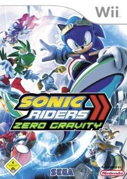 Sonic Riders: Zero Gravityn eurooppalainen kansikuva