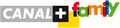 Logo de Canal+ Family du 1er janvier 2007 au 31 décembre 2009.