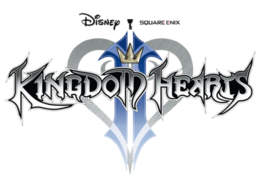 Logo de Kingdom Hearts 2, où il est écrit « Kingdom Hearts » avec le chiffre romain II (2) en arrière-plan.