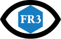 Ancien logo de FR3 du 6 janvier 1975 au 5 mai 1986.