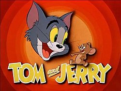 az eredeti Tom és Jerry logó