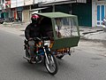 Becak mesin yang sudah dimodifikasi