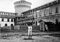 Lavori di restauro del Castello Sforzesco di Milano