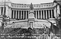 La cerimonia di tumulazione del Milite Ignoto al Vittoriano (4 novembre 1921)