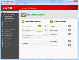 Avira Free Antivirus su Windows 7