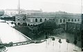 Il Cotonificio Cantoni di Legnano durante l'inondazione dell'Olona del 1917