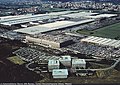 Vista dall'alto dello stabilimento Alfa Romeo di Arese